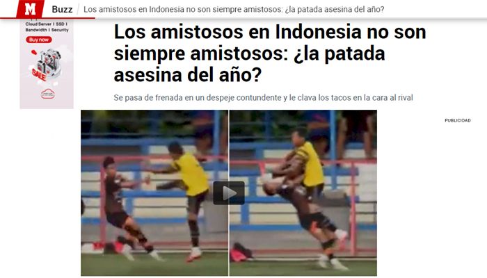 Aksi Brutal Pemain AHHA PS Pati Bikin Sepak Bola Indonesia 'Mendunia', Media Ternama Eropa Menyebutnya Tendangan Pembunuh